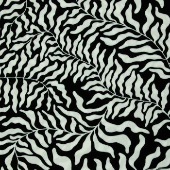 Preview: Viskose Dancing Algae Schwarz/Weiß von Swafing by Thorsten Berger